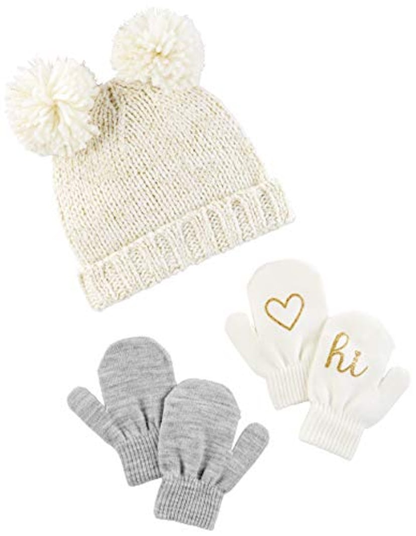 Simple Joys by Carter’s Baby and Toddler Mitten Set 