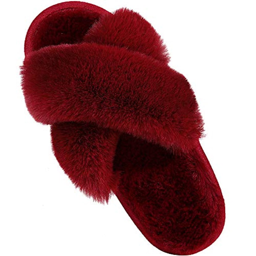 Comwarm Women's Soft Plush Lightweight House Slippers