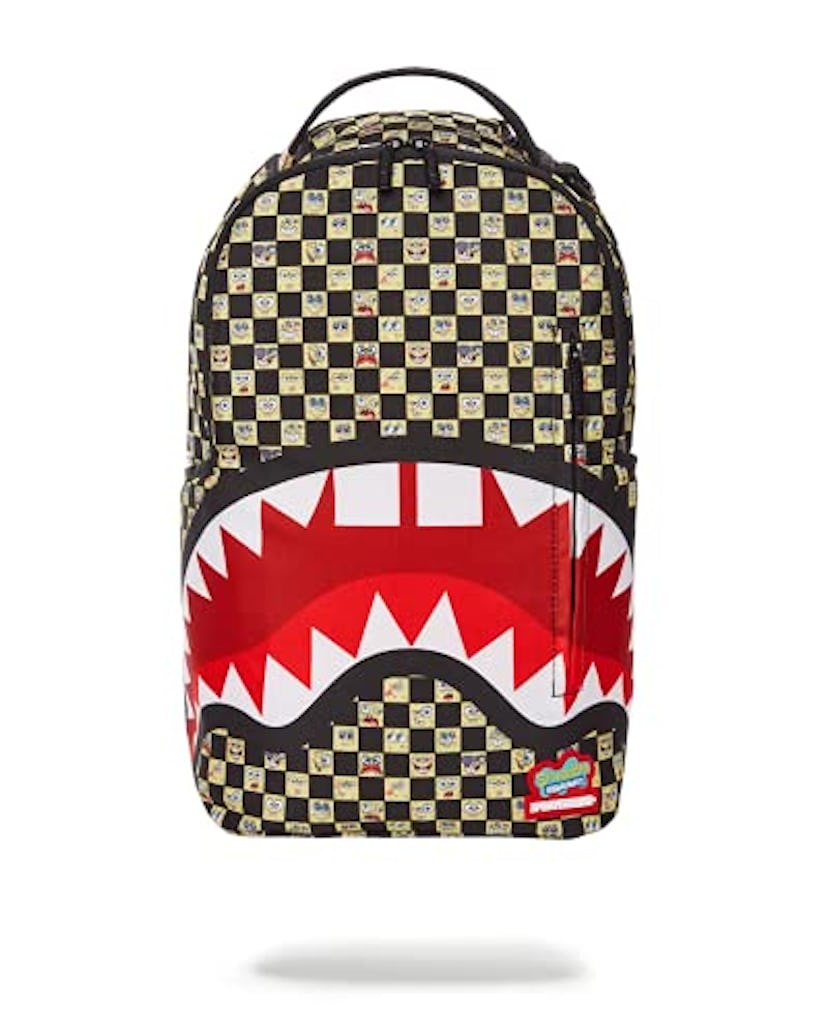 Sprayground Spongebob Checkered Backpack