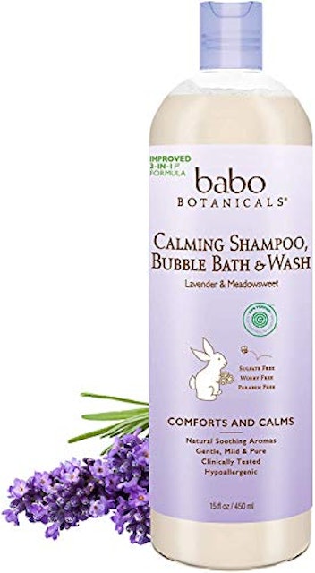 Babo Botanicals Calming 3-in-1 Shampoo, Bubble Bath & Wash
