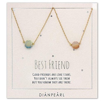 DIANPEARL Store Best Friend Stone Necklaces