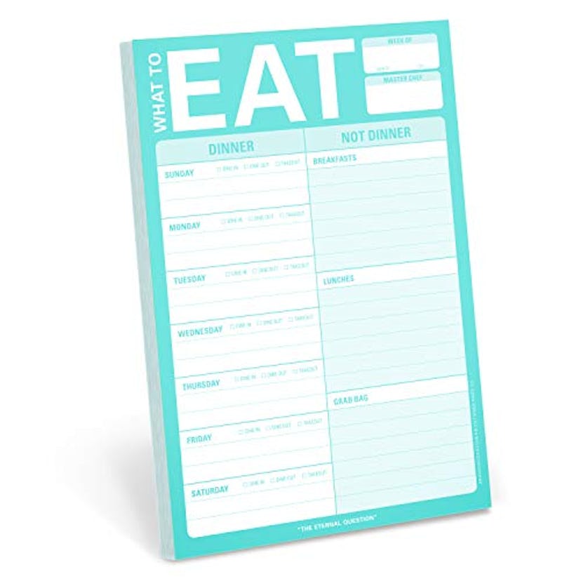 Knock Knock What To Eat Pad (Mint Green)