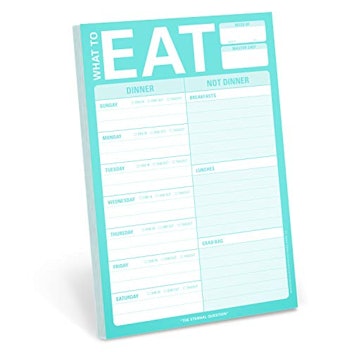 Knock Knock What To Eat Pad (Mint Green)