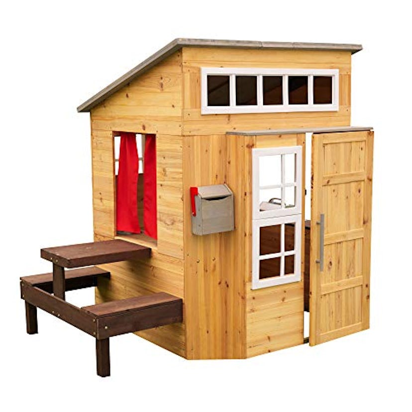 KidKraft Modern Outdoor Wooden Playhouse