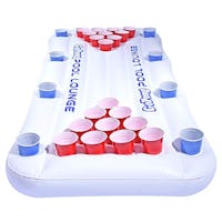GoPong Pool Lounge Floating Beer Pong Table Inflatable with Social