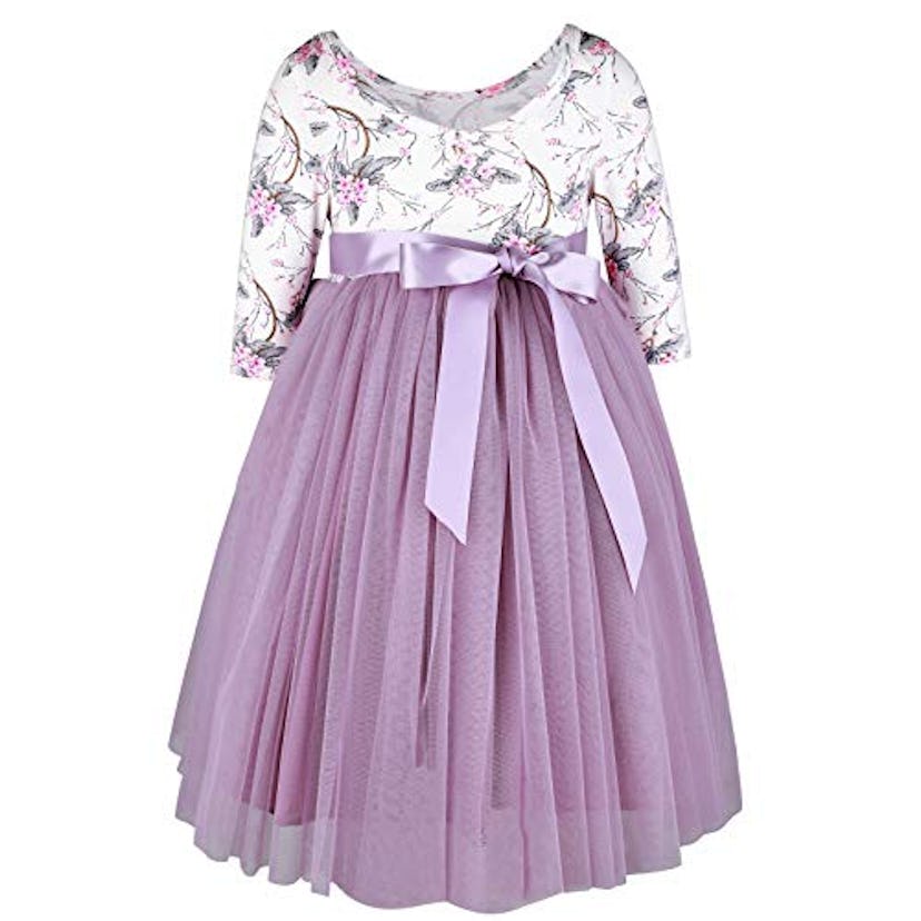 Flofallzique Girls Party Dress