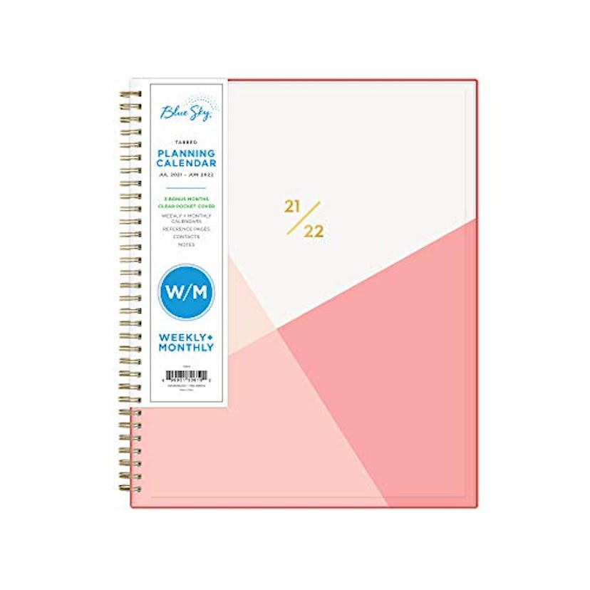 Blue Sky 2021-2022 Academic Planner in Cali Pink