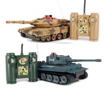 HQ iPlay RC Battle RC Army Tanks- Set of 2 RC Tanks