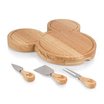 Classic Mickey Mouse Cheese Board with Cheese Tools