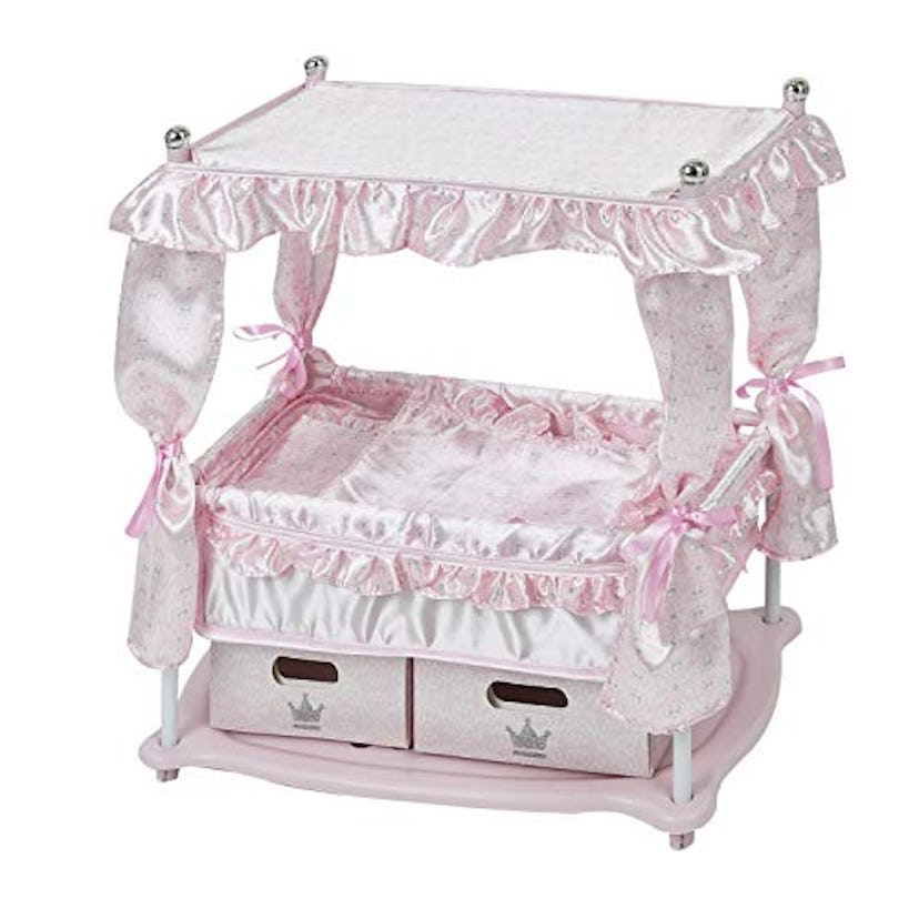 Hauck Princess Pink Doll Bed