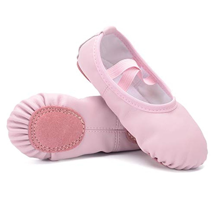 Ambershine Full Sole Leather Ballet Shoes
