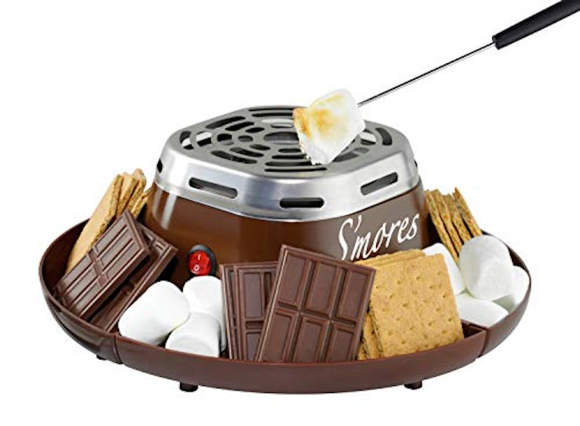 Nostalgia Indoor Electric Stainless Steel S'mores Maker