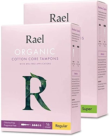Rael Organic Cotton Unscented Tampons