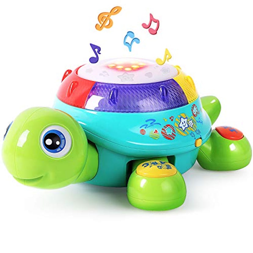 Musical English and Spanish Learning Turtle Toy