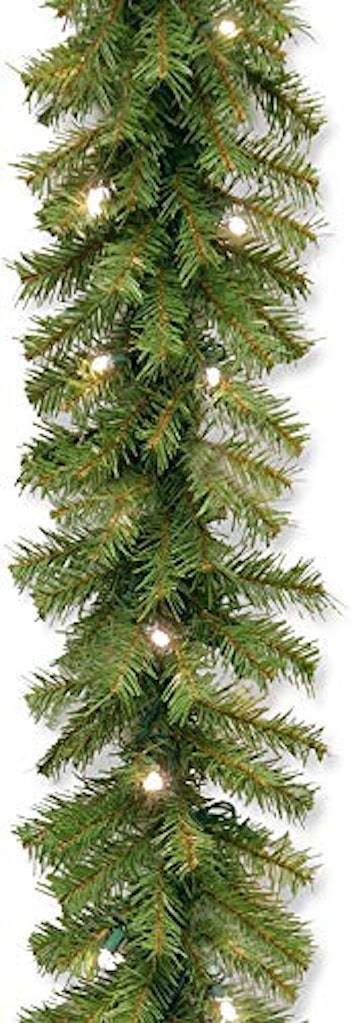 National Tree Company Pre-lit Artificial Christmas Garland