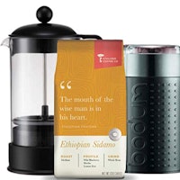 Civilized Coffee Ultimate Coffee Gift Box with Coffee Grinder