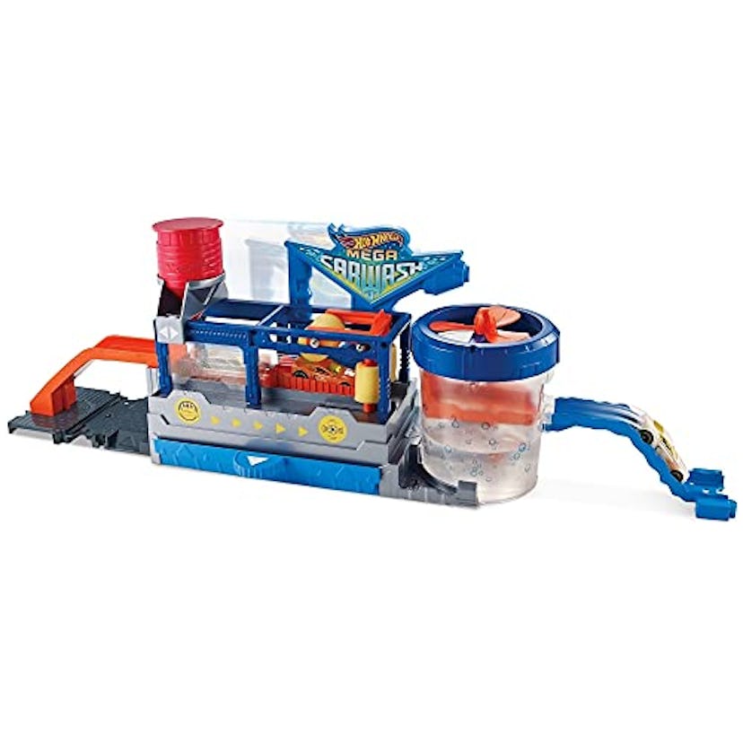 Hot Wheels FTB66 City Mega Car Wash Connectable Play Set