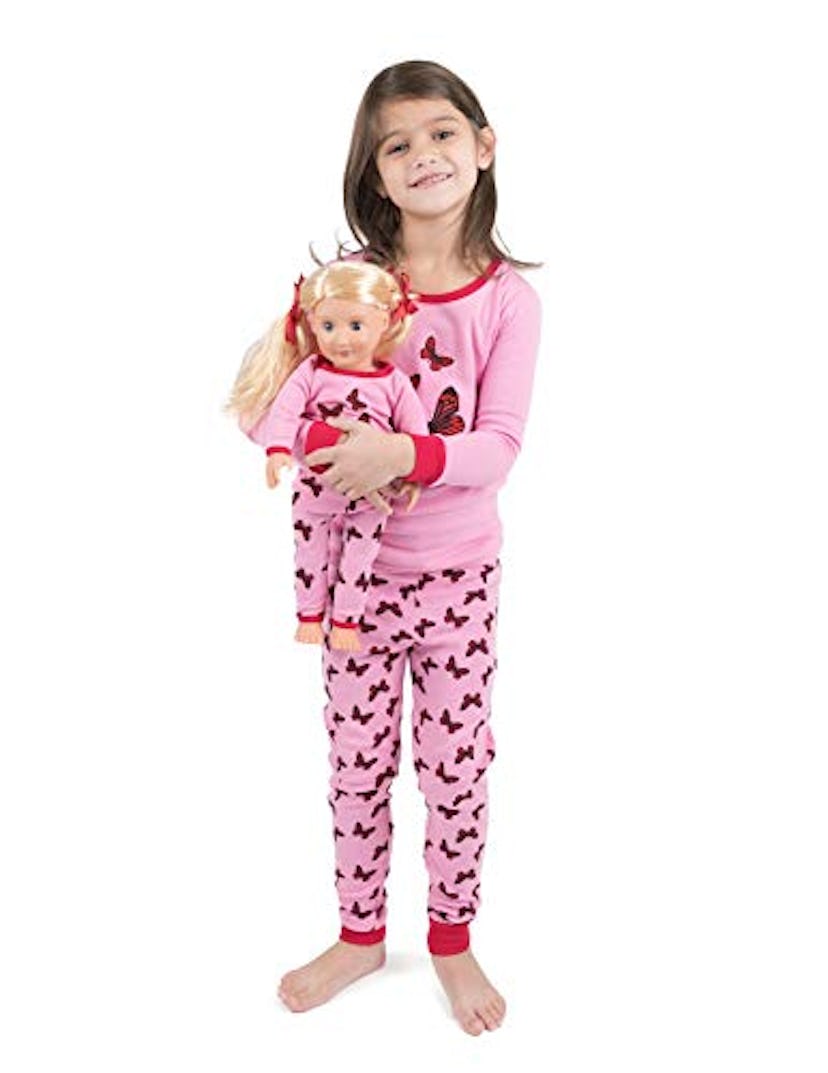 Leveret Kids & Matching Doll Pajamas