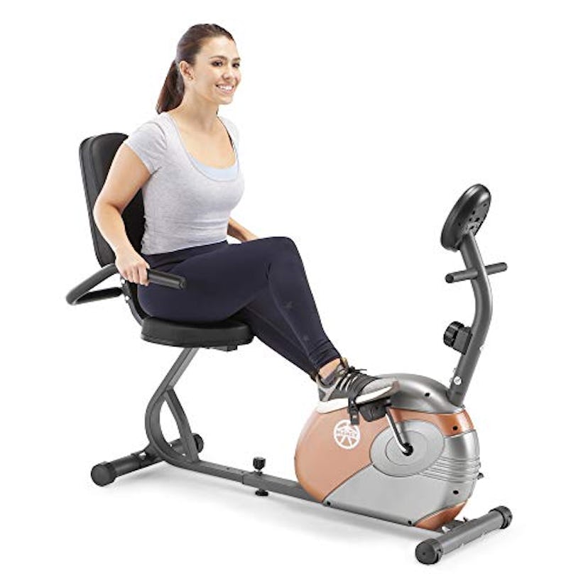 Marcy Recumbent Exercise Bike with Resistance