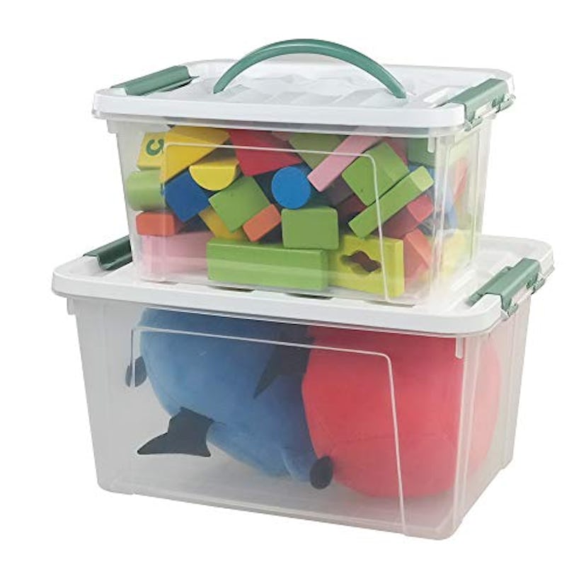 Jekiyo Latching Plastic Storage Bin