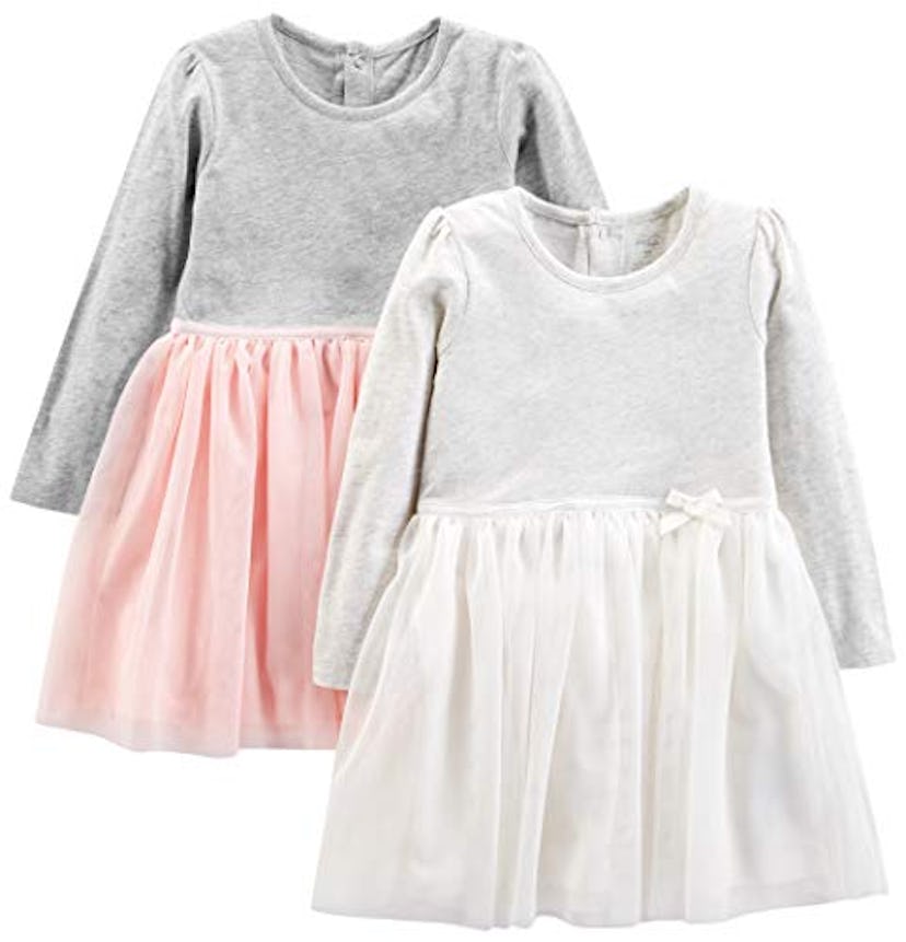 Simple Joys by Carter's 2-Pack Long-Sleeve Dress Set