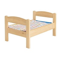 IKEA Duktig Doll Bed with Bedlinen Set