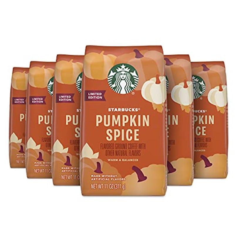 Starbucks Flavored Ground Coffee, Pumpkin Spice (6-pack)