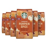 Starbucks Flavored Ground Coffee, Pumpkin Spice (6-pack)
