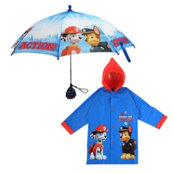 Nickelodeon Paw Patrol Slicker and Umbrella Rainwear Set