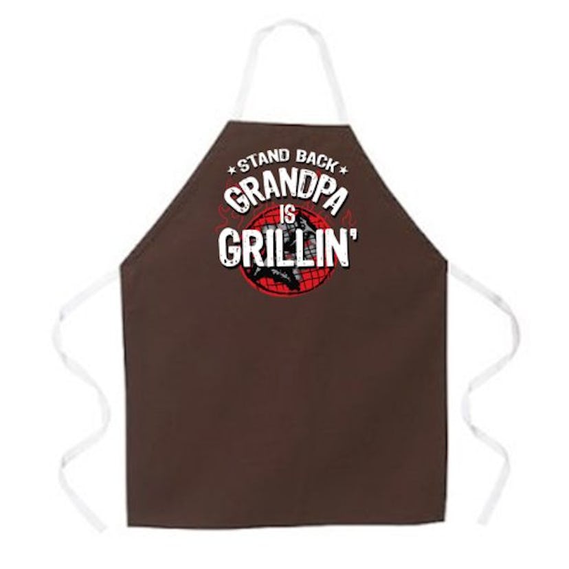 Grandpa is Grillin" Apron