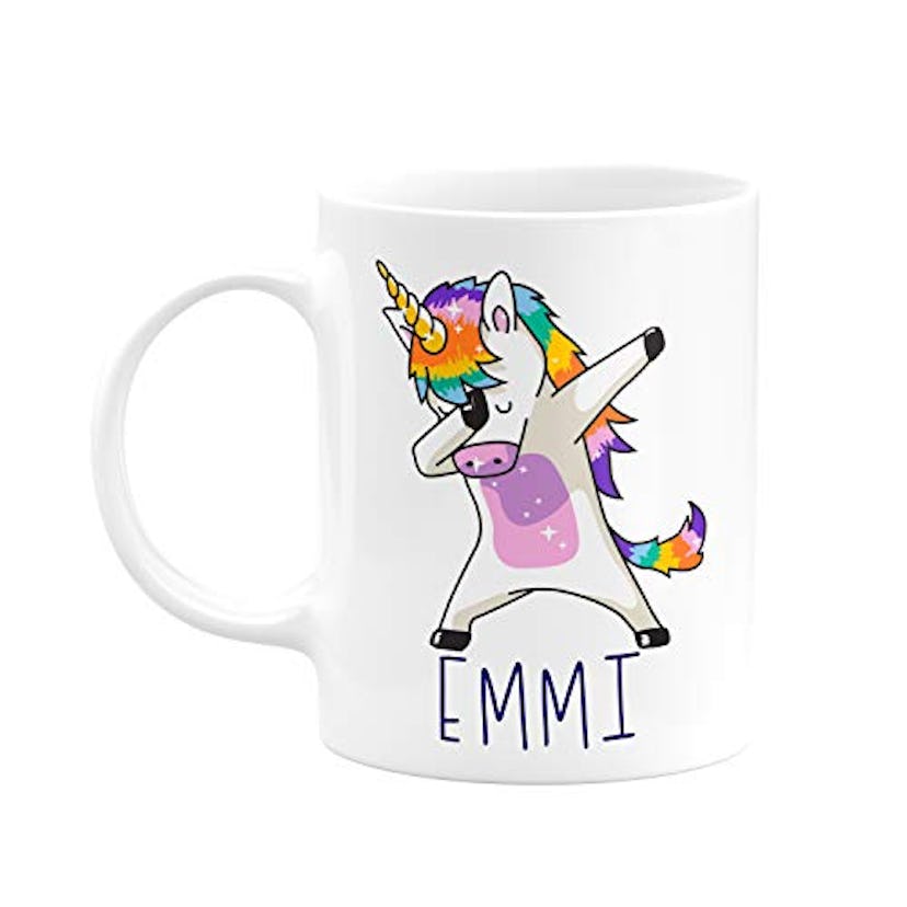 USA Custom Gifts Store Dabbing Unicorn Mug