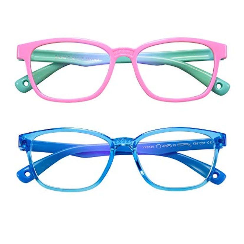AHXLL Kids Blue Light Blocking Glasses (2-pack)