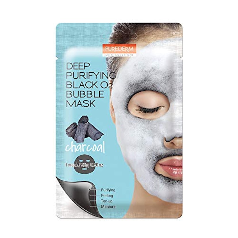 Purederm Deep Purifying Black O2 Bubble Mask (10 Sheets) 