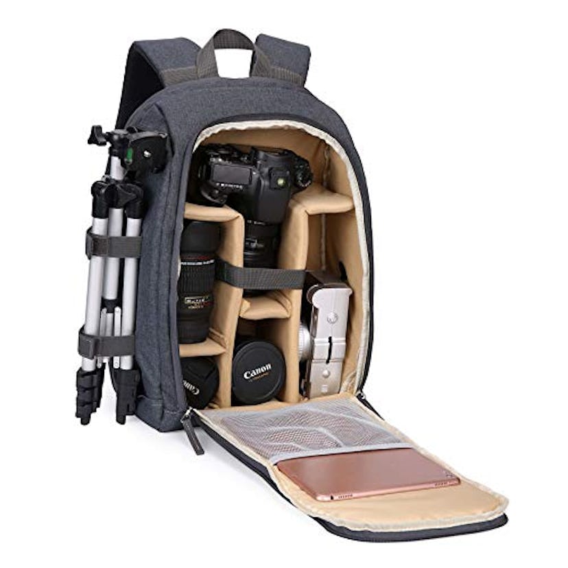 Waterproof Camera Bag With Laptop Compartment and Tripod Holder 