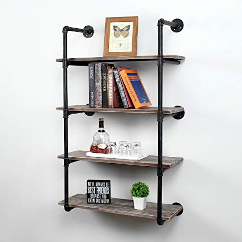 MBQQ Industrial Retro Pipe Shelf