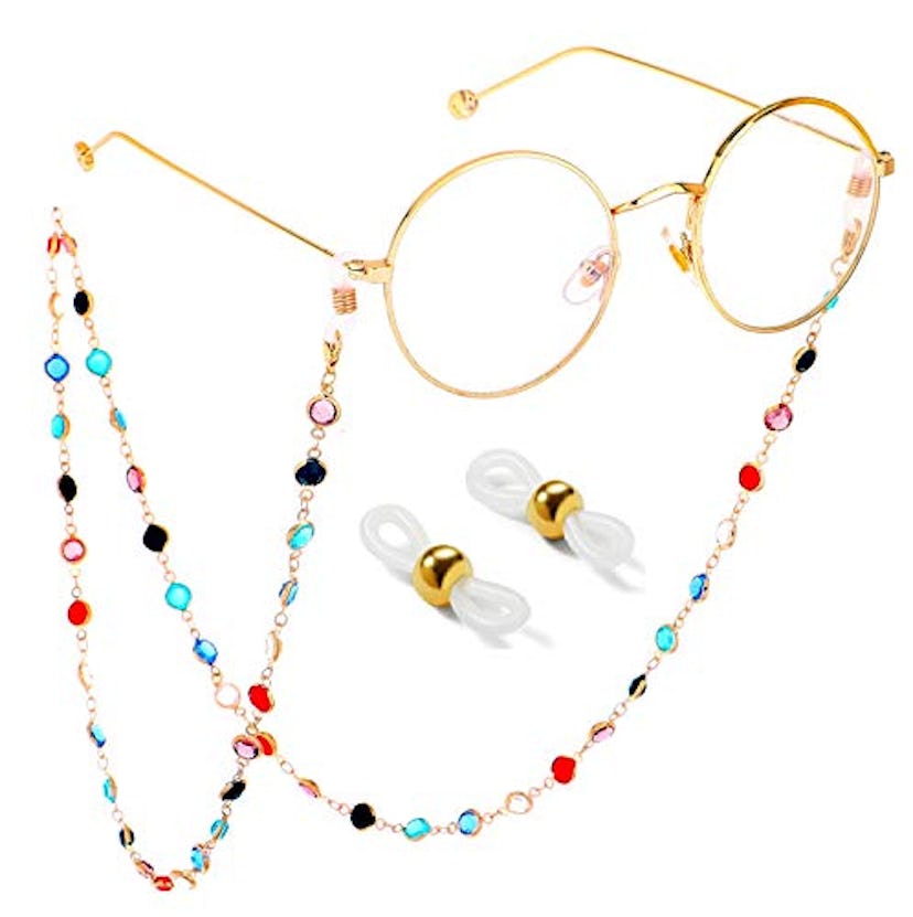 Vinchic Colorful Beaded Eyeglass Chain