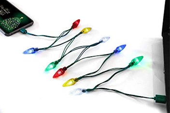 Fotbor LED Christmas Lights Phone Charging Cable