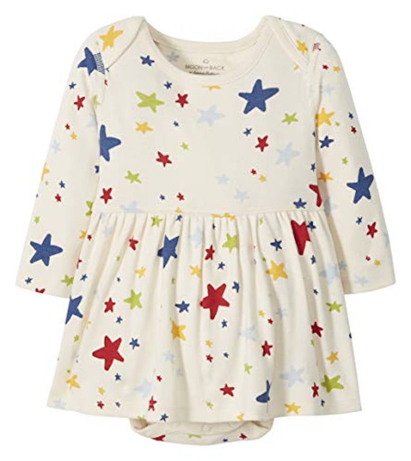 Moon and Back By Hanna Andersson Organic Cotton Dress & Diaper Cover 
