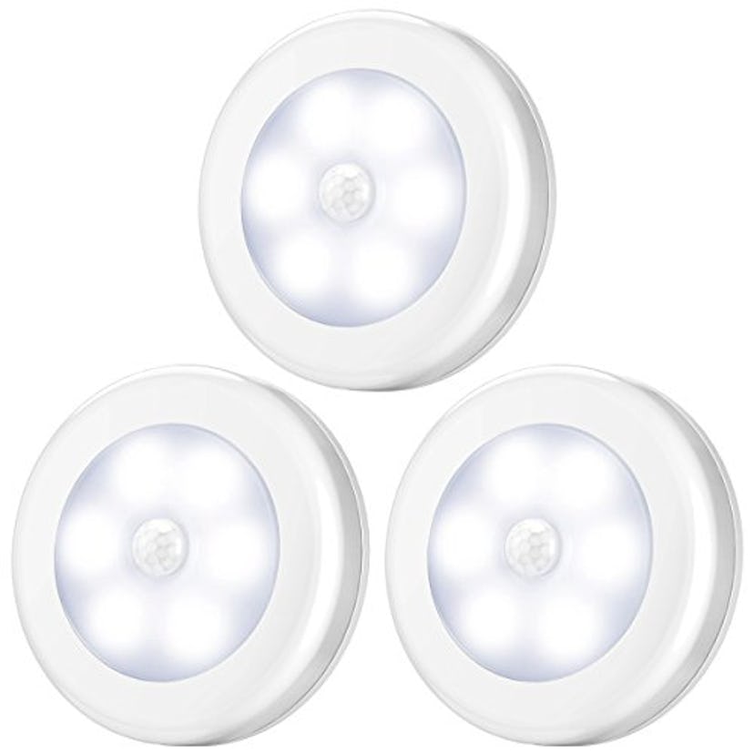 AMIR Motion-Sensor Cordless Adhesive Lights (3-Pack)