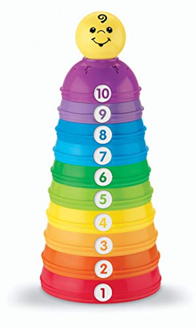 Fisher-Price Brilliant Basics Stack & Roll Cups