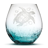 Integrity Bottles Sea Turtle Stemless Wine Glass