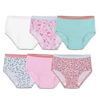 Fruit of the Loom Toddler Girls' Tag-Free Cotton Underwear (6-Pack)
