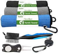 ToVii Golf Towel and Cleaning Kit