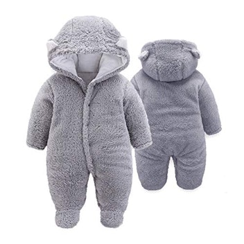 XMWEALTHY Unisex Baby Winter Jumpsuit