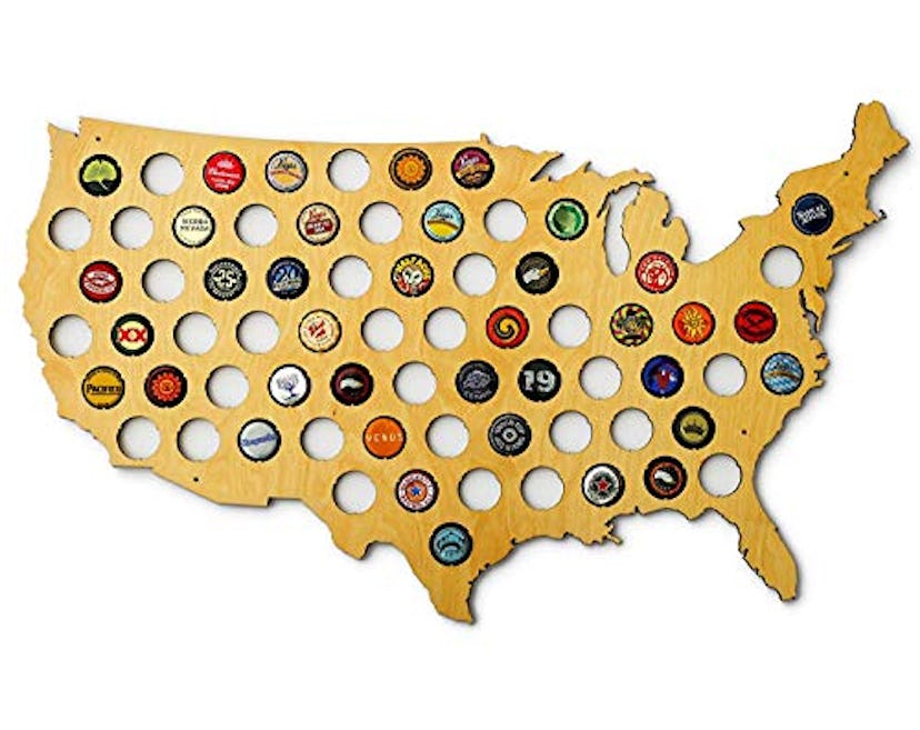 USA Beer Cap Map