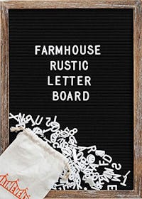 Felt Letter Board with Wood Frame
