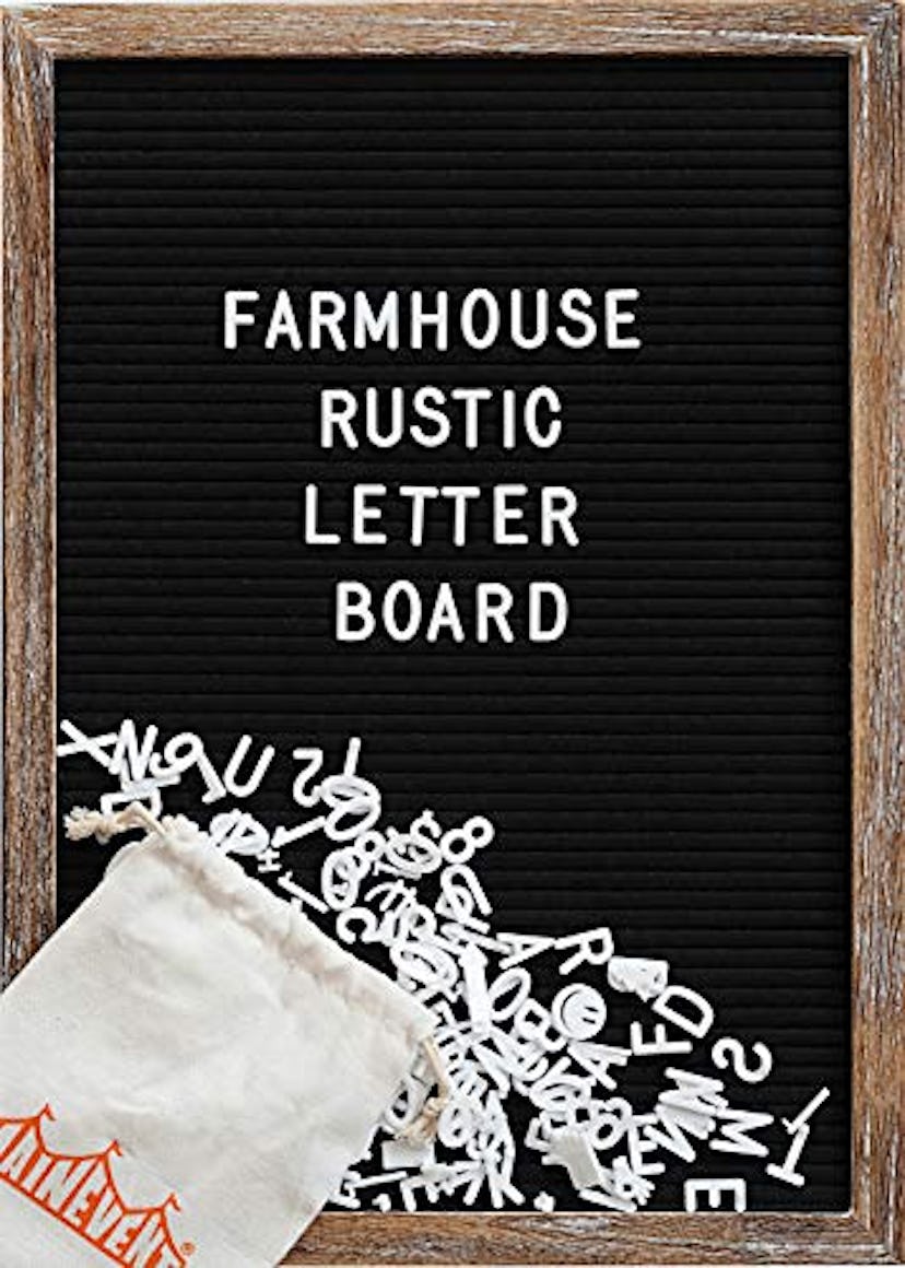 Felt Letter Board with Wood Frame