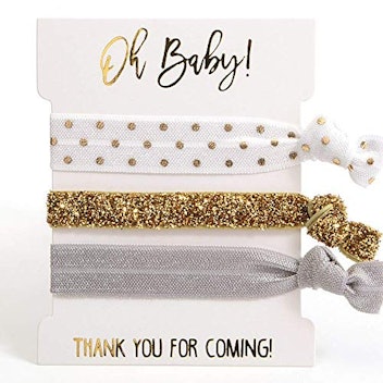Colebrook Designs Hair Tie Baby Shower Favors  24 Pack
