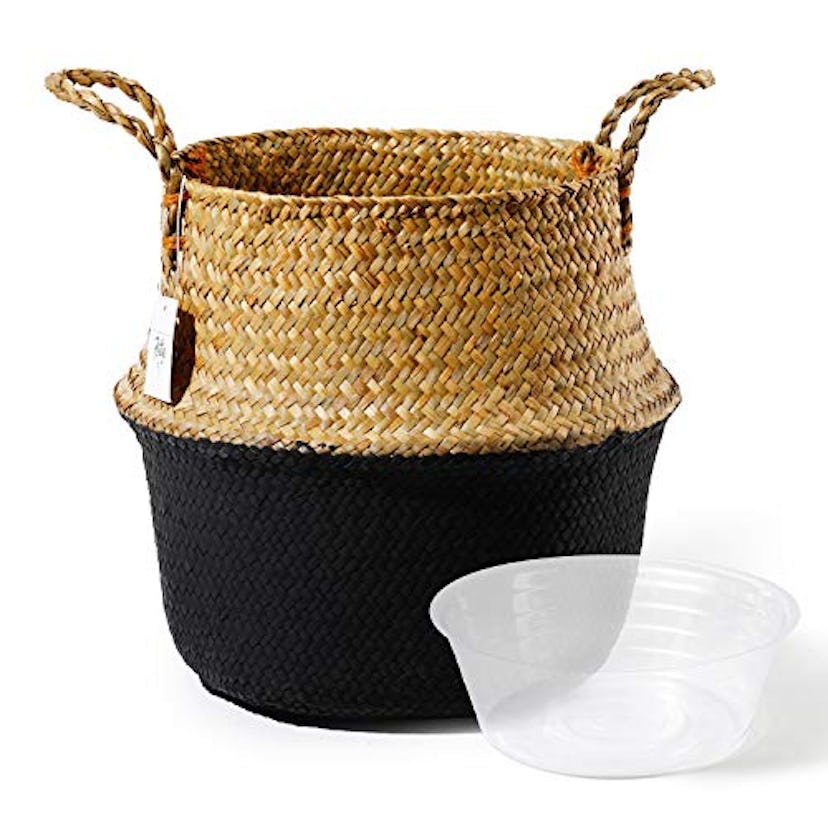 POTEY Seagrass Plant Basket