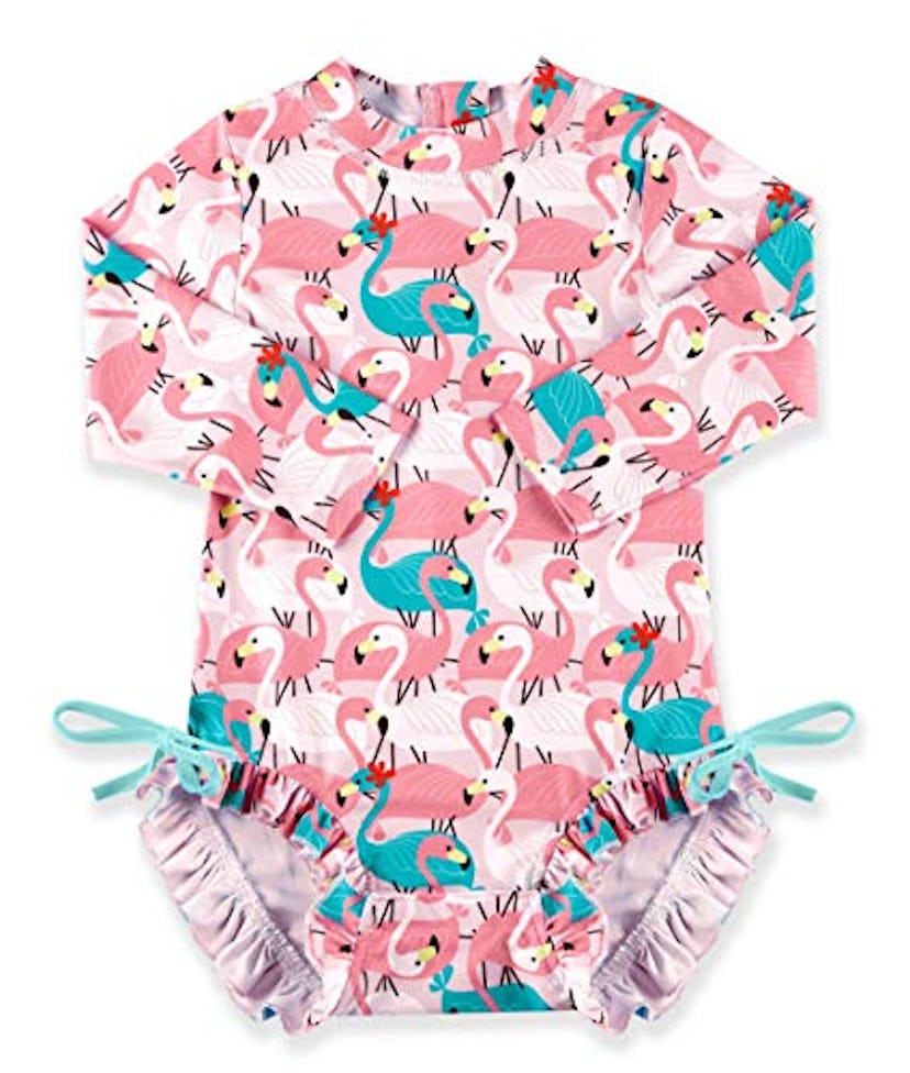 BesserBay Baby Girl's UPF 50+ Sun Protection Swimsuit